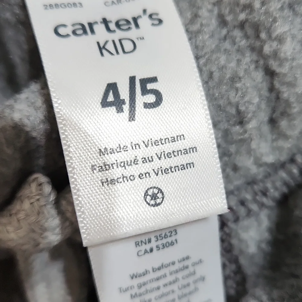 Carters gray fleece